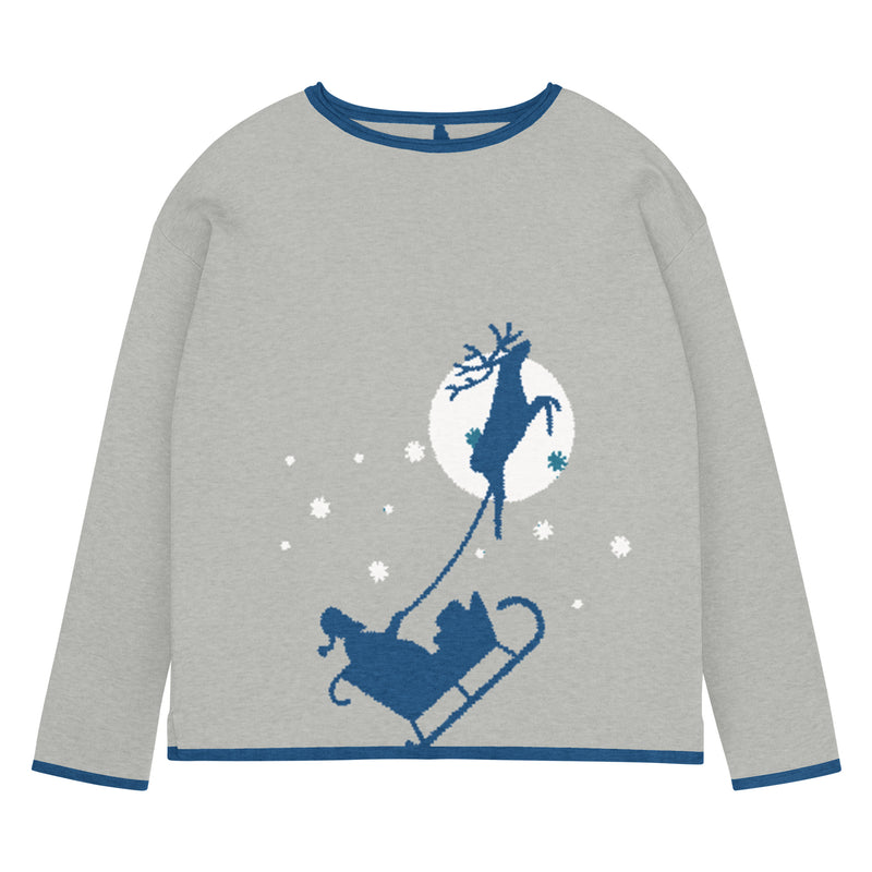 Santa's Sleigh Team Sweater (For Her)